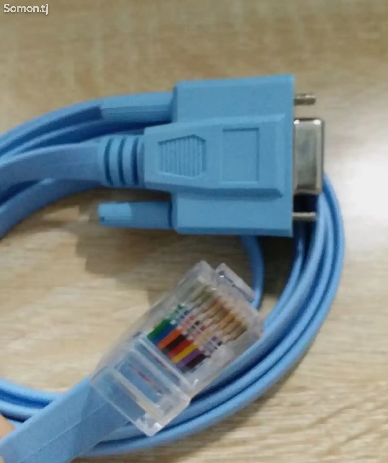 Кабель-переходник для консоли Cisco RJ45 Cat5, Ethernet-порт Rs232 DB9 COM-1