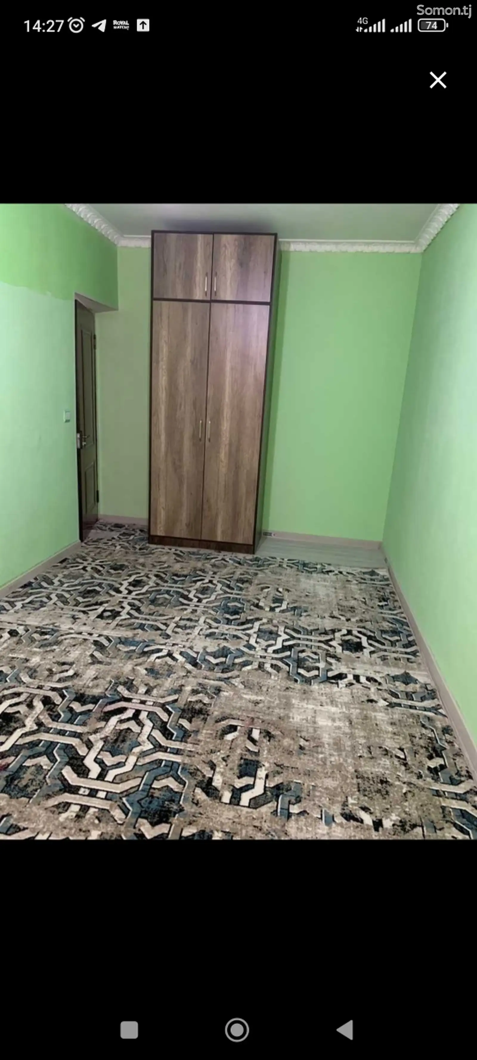 2-комн. квартира, Цокольный этаж, 40м², Фирдавси-4