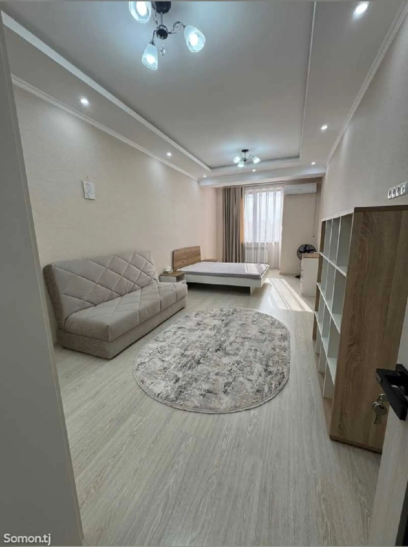 2-комн. квартира, 12 этаж, 80м², Сомони-1