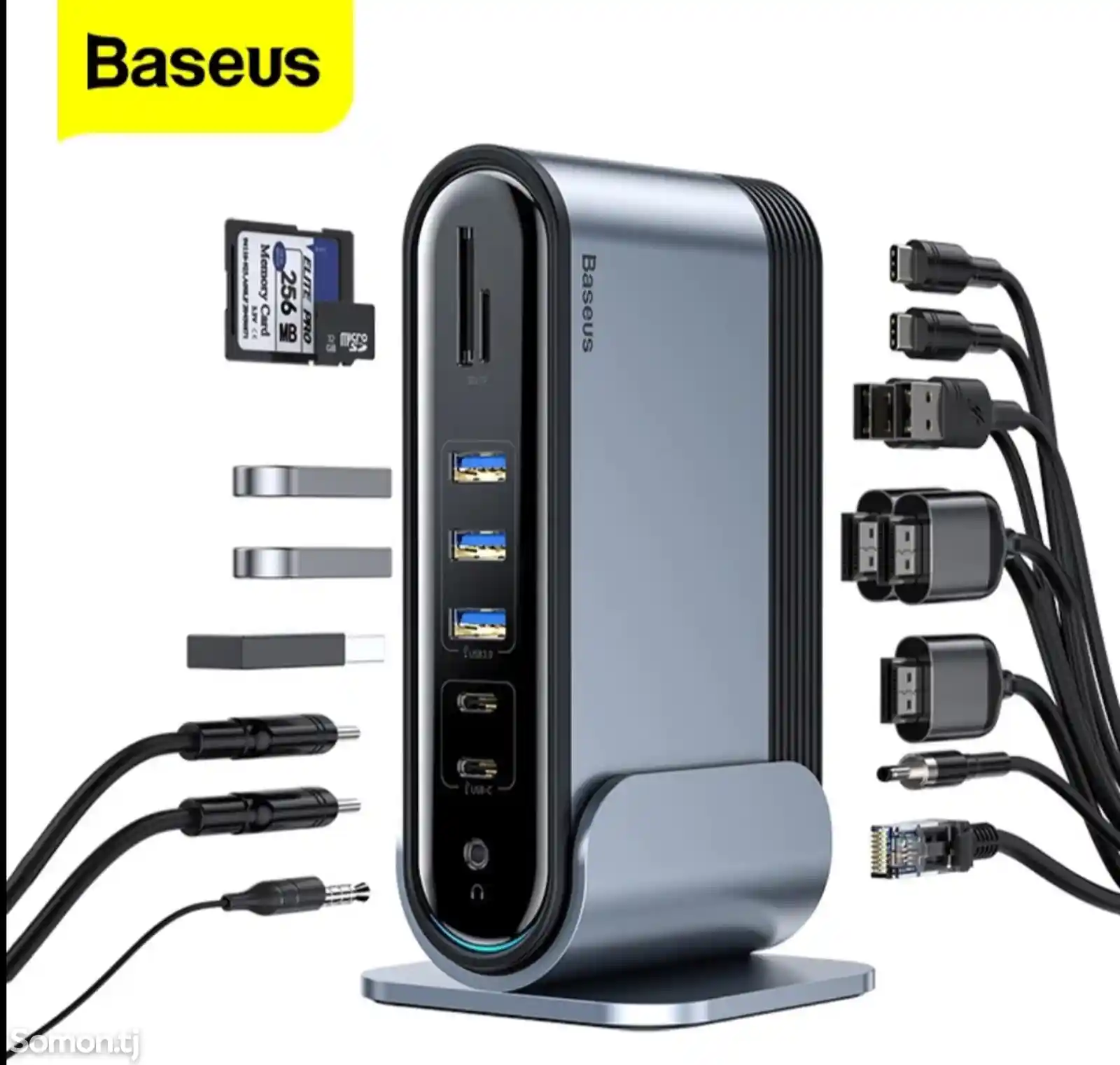 USB-концентратор Baseus 16 в 1 с поддержкой USB 3,0 и USB 2,0-7