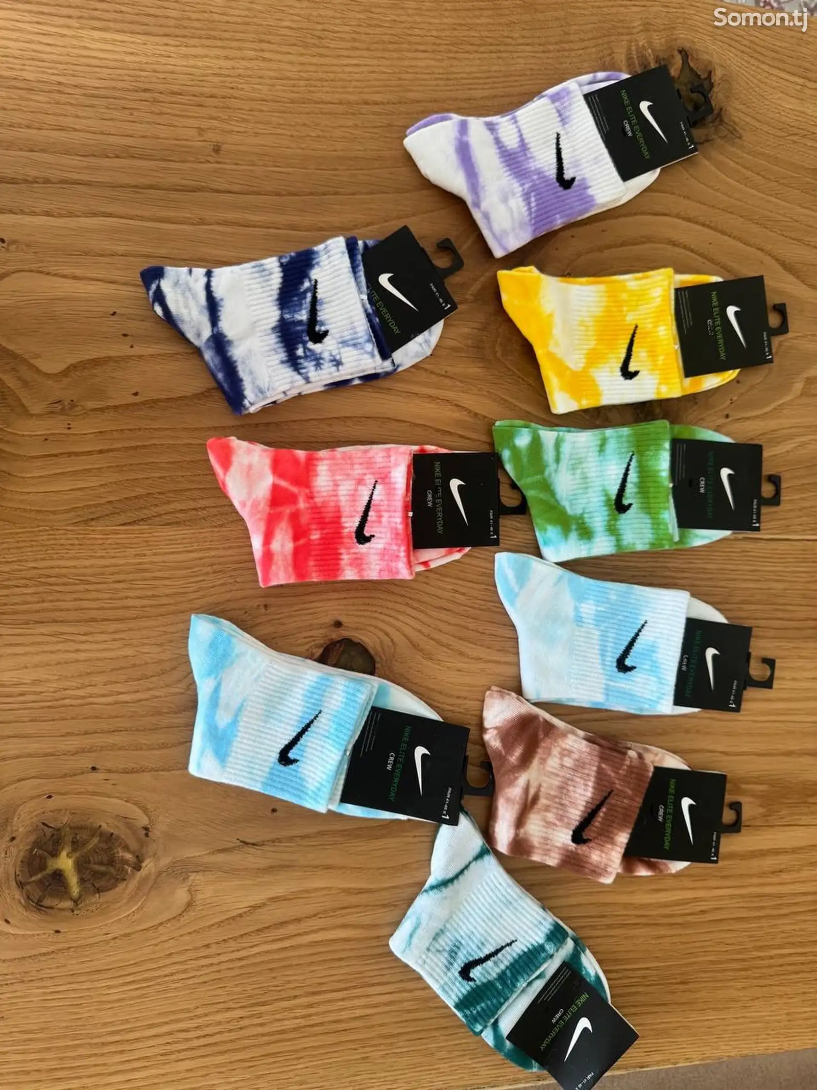 Носки Nike Tie Die 8штук-1