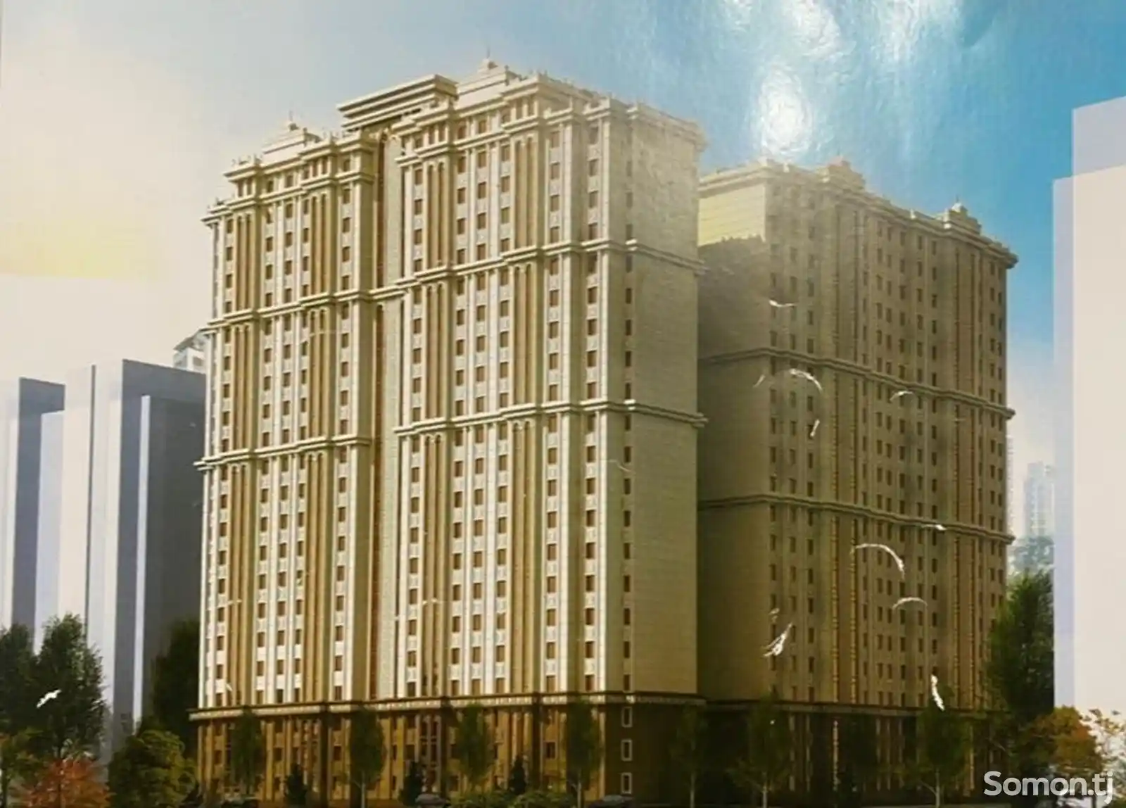 2-комн. квартира, 2 этаж, 59 м², Сино-1