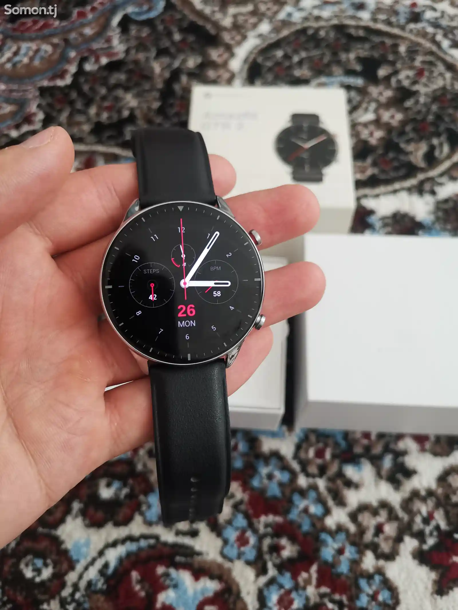 Смарт часы Amazfit GTR 2 Obsidian Black Classic Edition-1