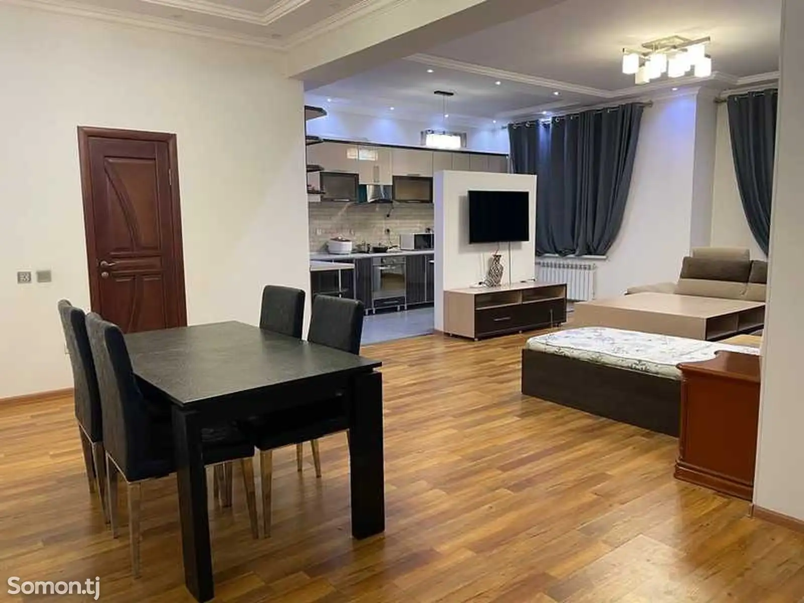 2-комн. квартира, 6 этаж, 88м², Исмоили Сомони-1