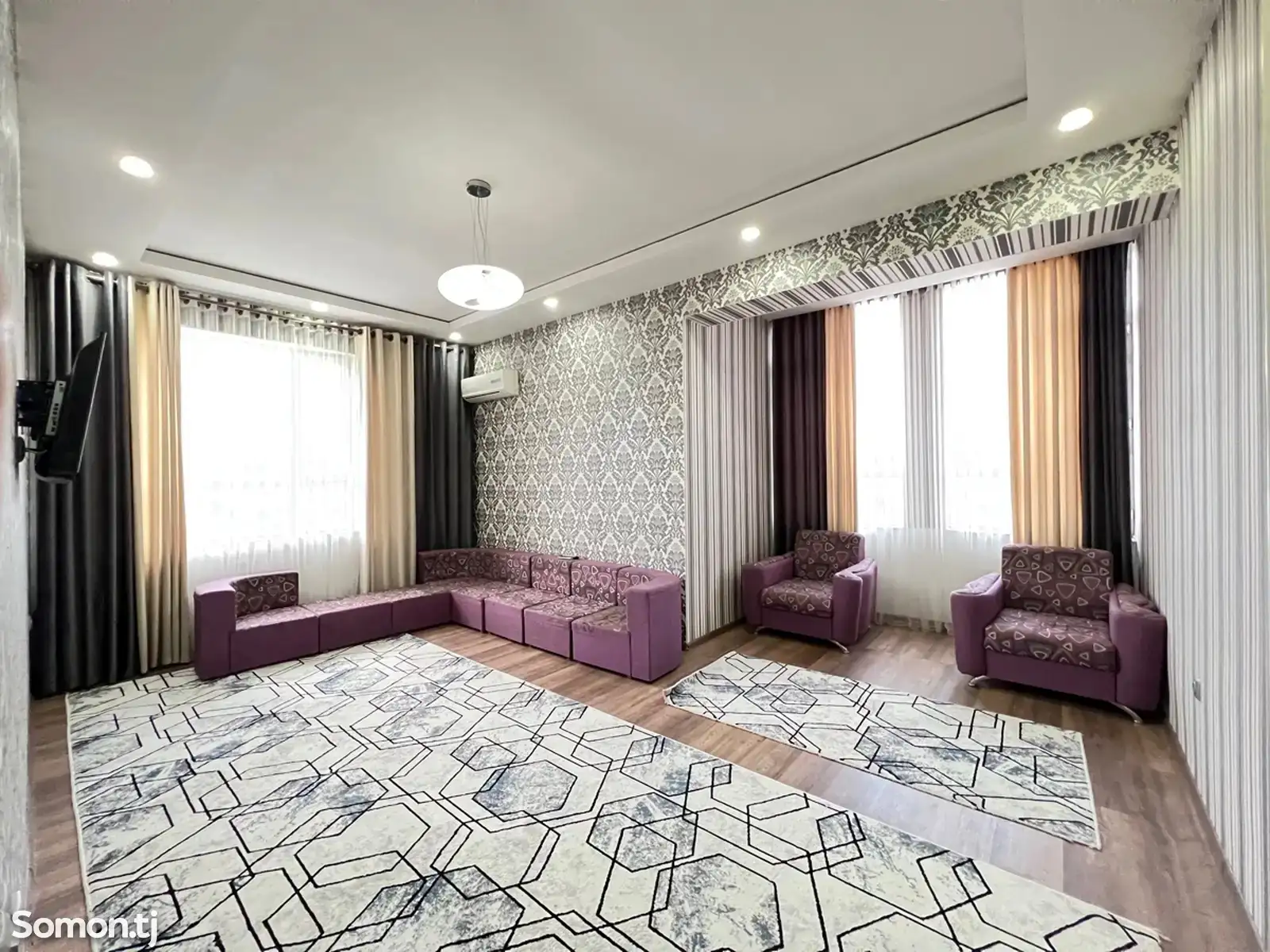 2-комн. квартира, 13 этаж, 63м², И.Сомони Ашан-3