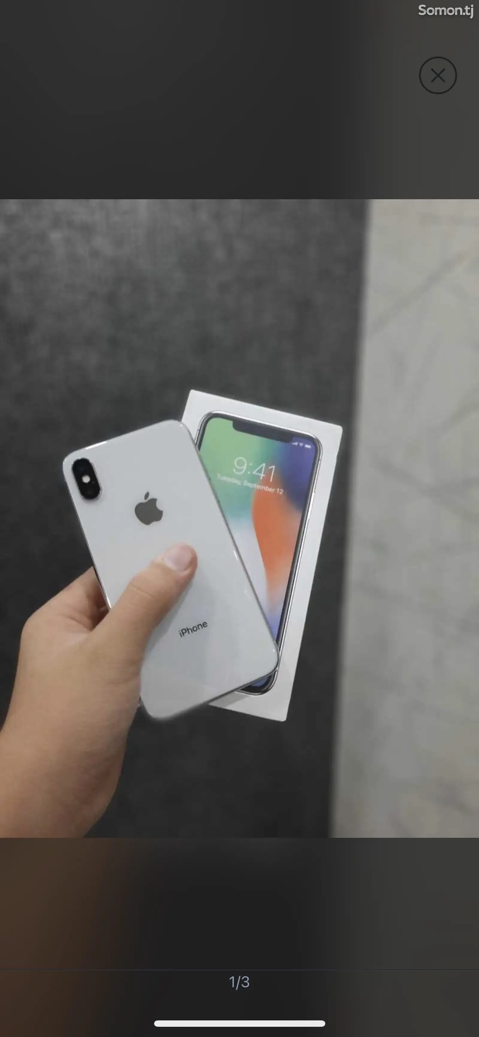 Apple iPhone X, 256 gb, Silver-1