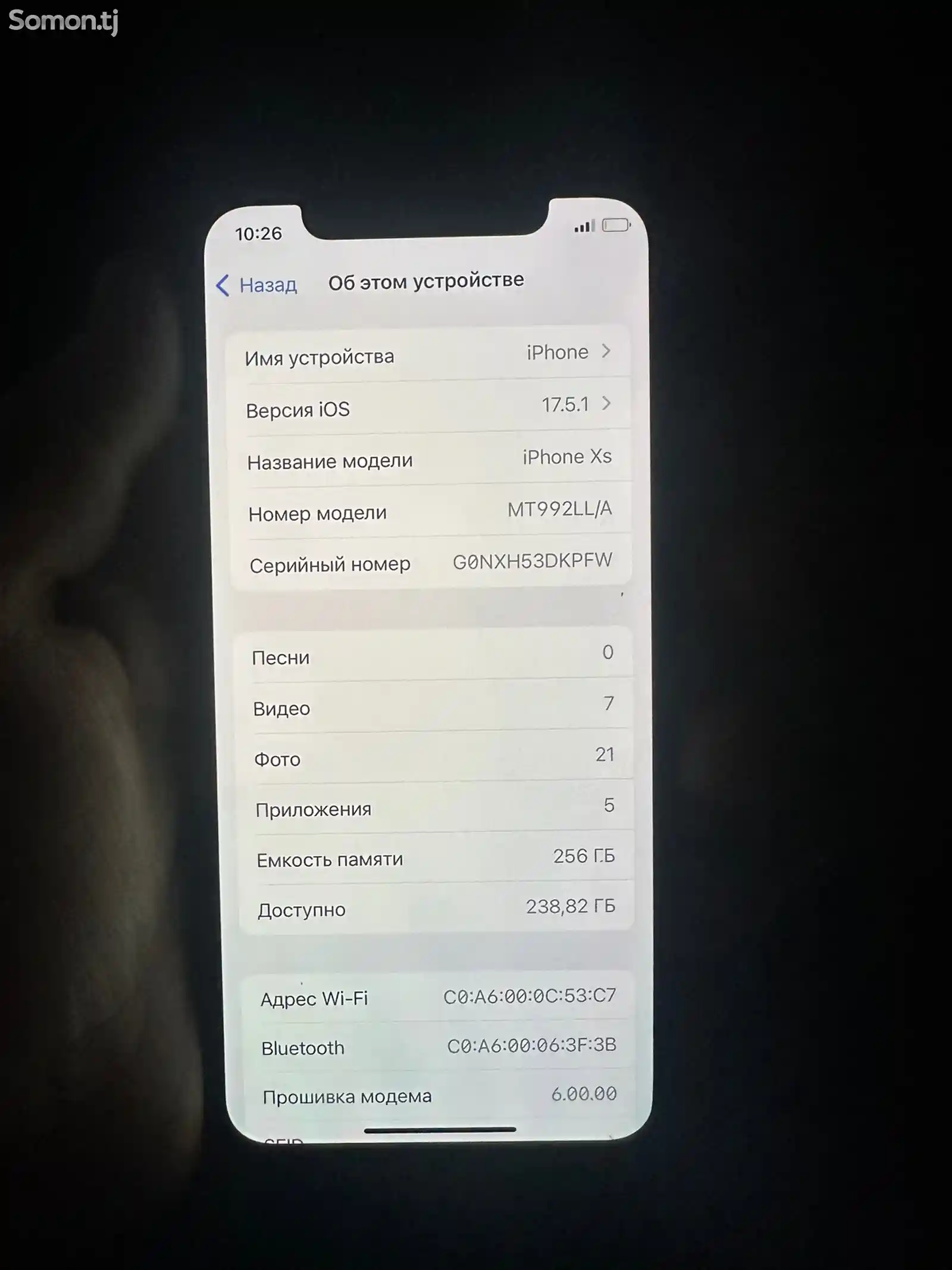 Apple iPhone Xs, 256 gb, Gold-5