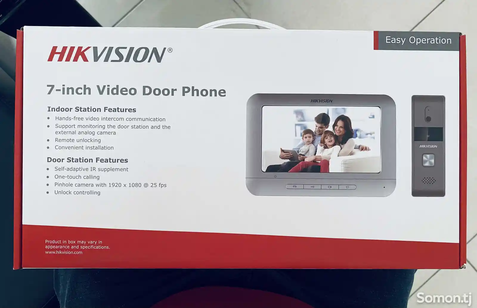 Комплект видеодомофона Hikvision DS KIS205T-2
