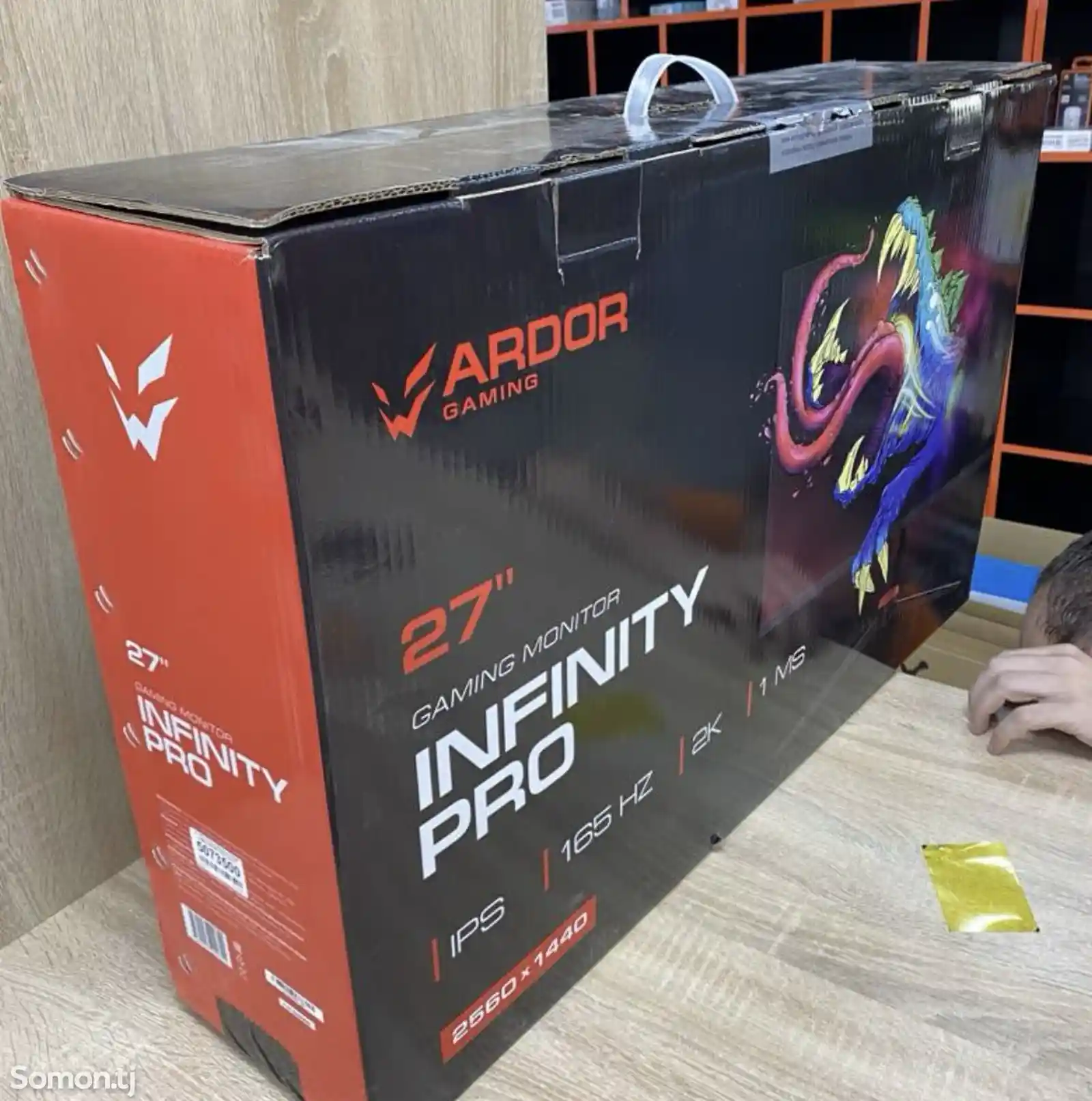 Монитор Ardor Gaming Infinity Pro AQ27H1 черный 165 Hz 2К-1