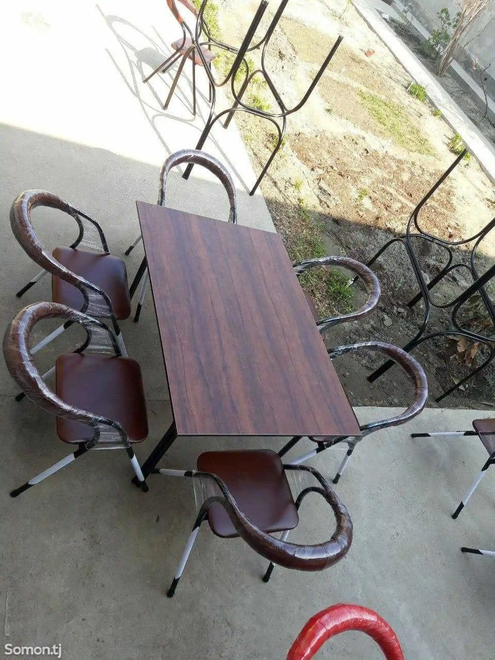 Стол и стулья для сада и парка на заказ-6
