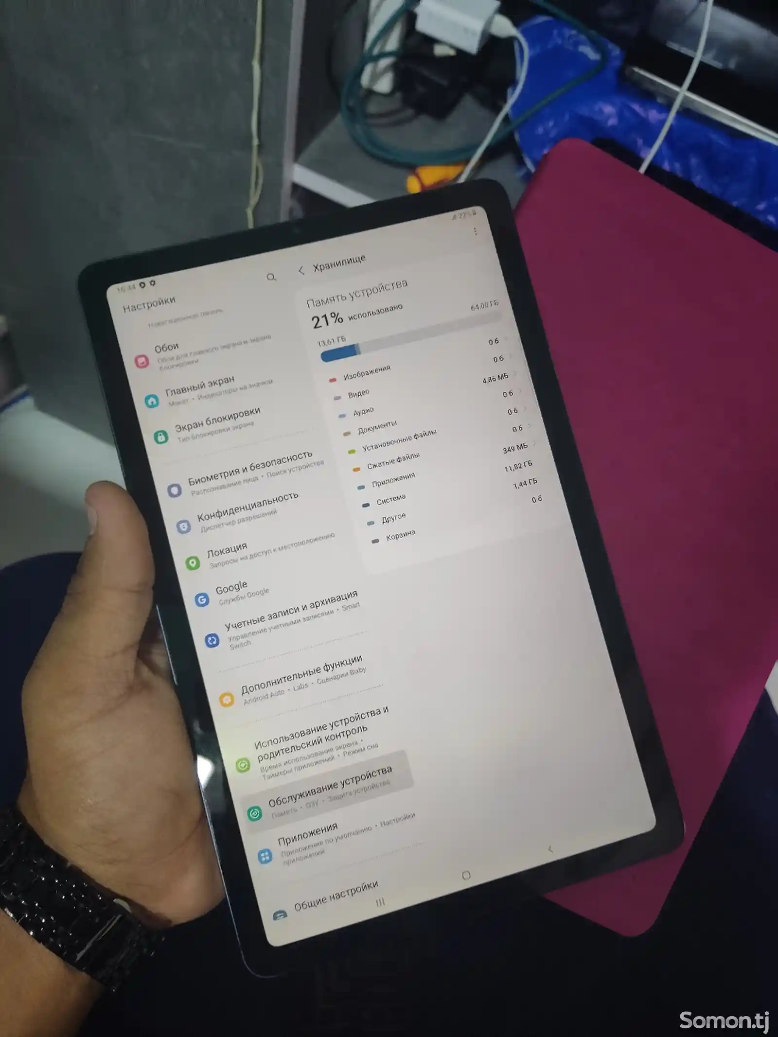 Планшет Samsung Galaxy Tab S6 lite 64/4GB-4