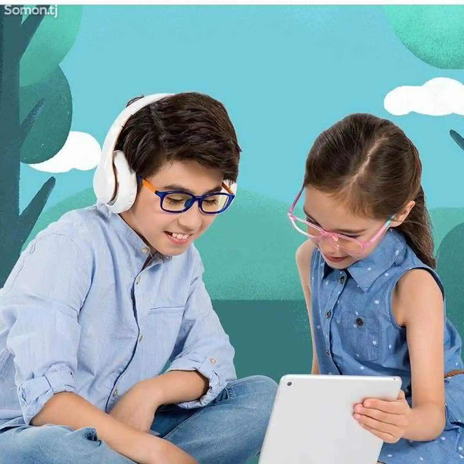 Компьютерные детские защитные очки-5