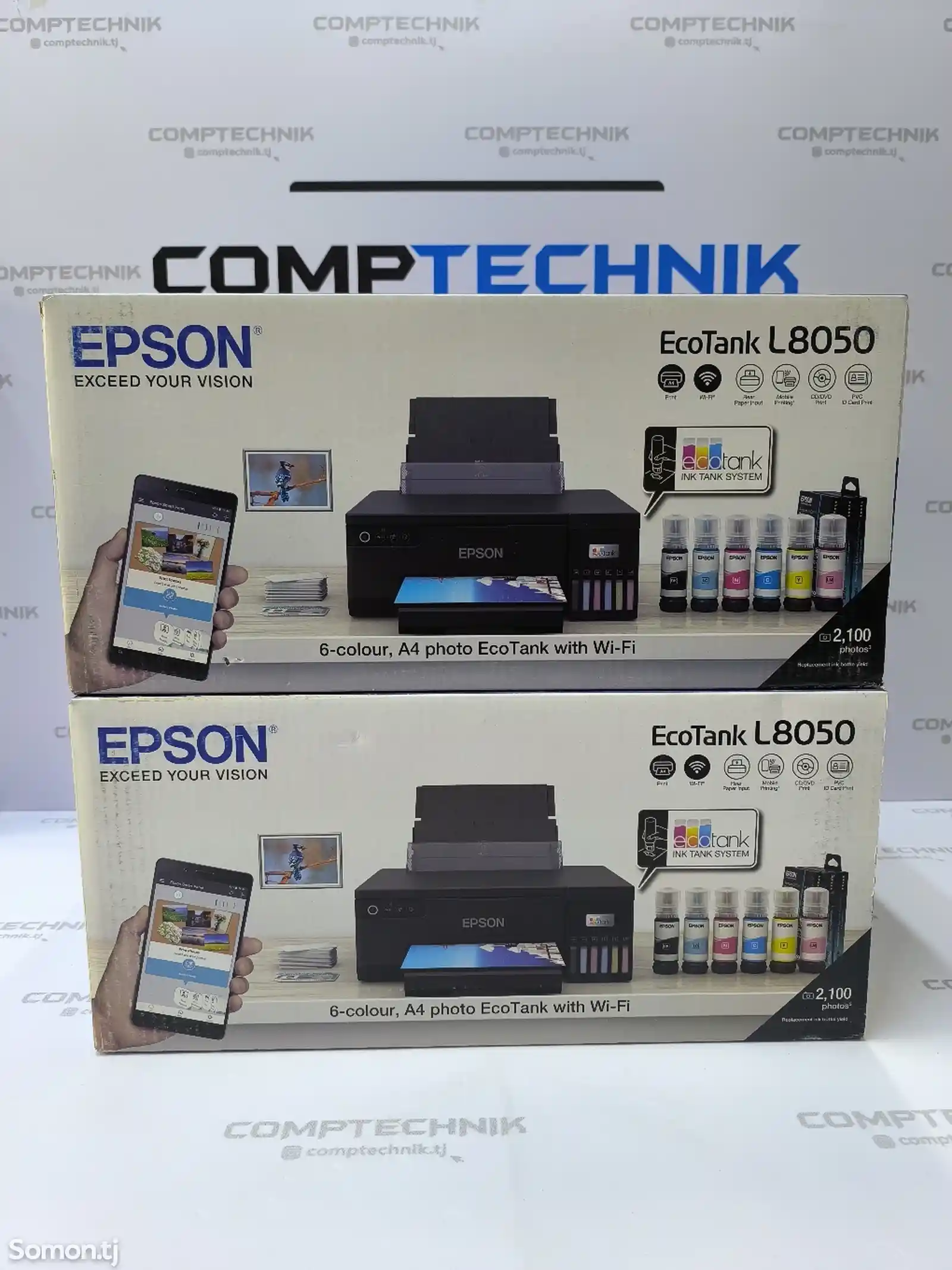 Принтер Epson EcoTank L8050 Wi-Fi, черный