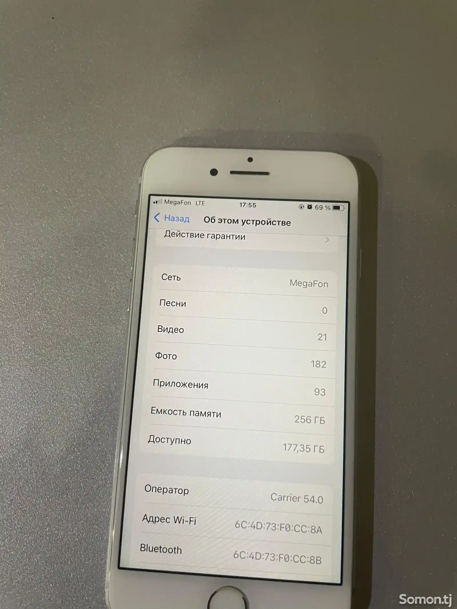 Apple iPhone 8, 256 gb, Silver-8