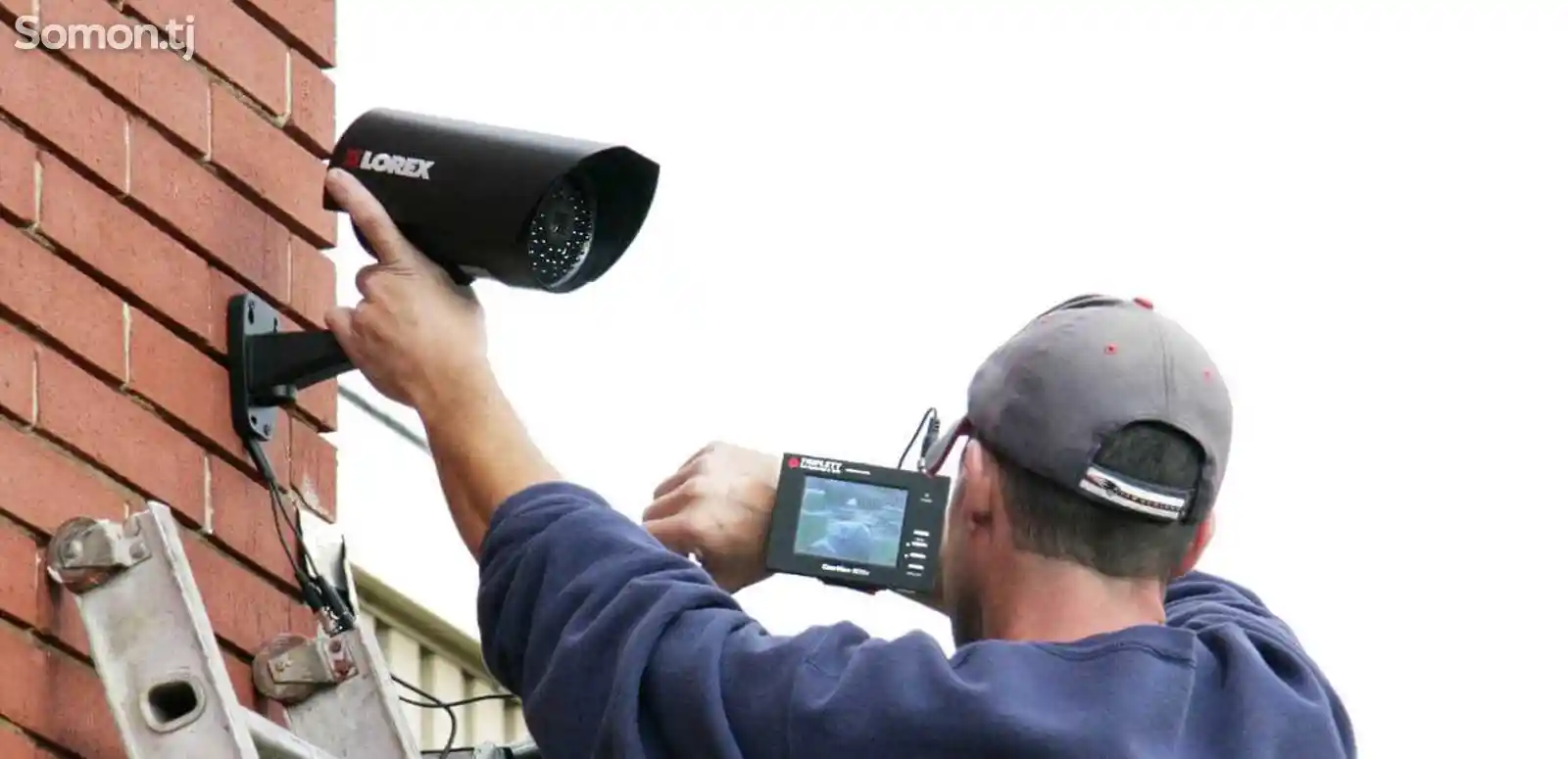 Установка камер видеонаблюдения и пожарной сигнализации-1