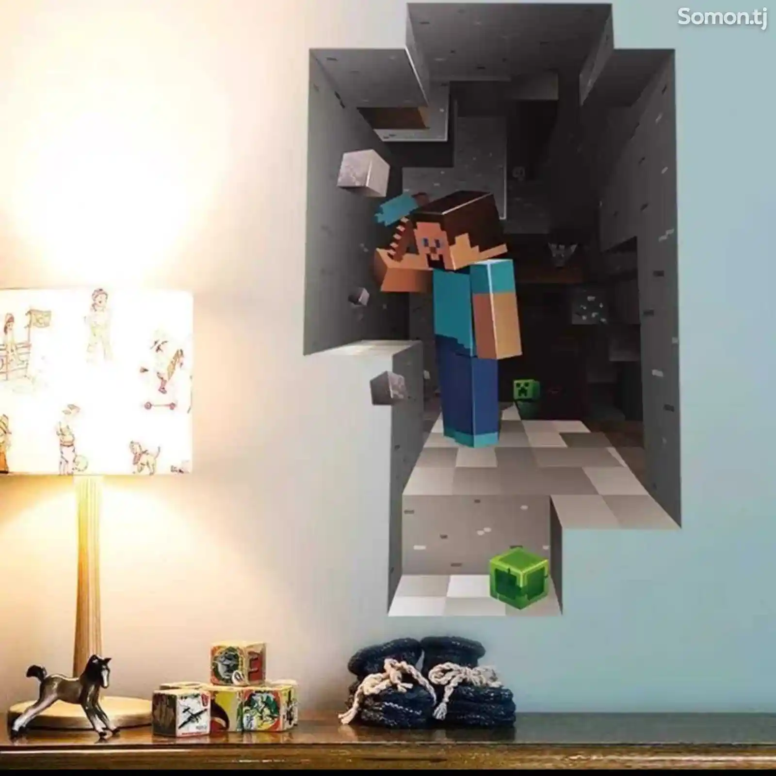 Наклейка на стену Minecraft-1