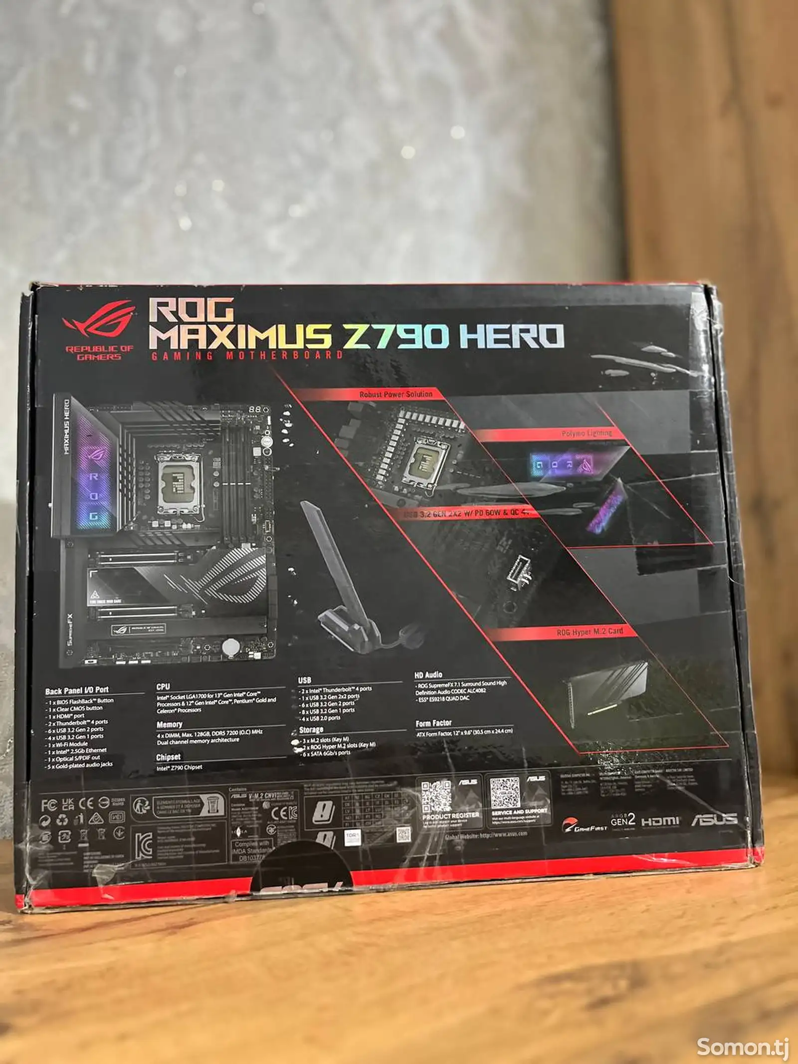 Материнская плата ROG Maximus Z790 Hero-3