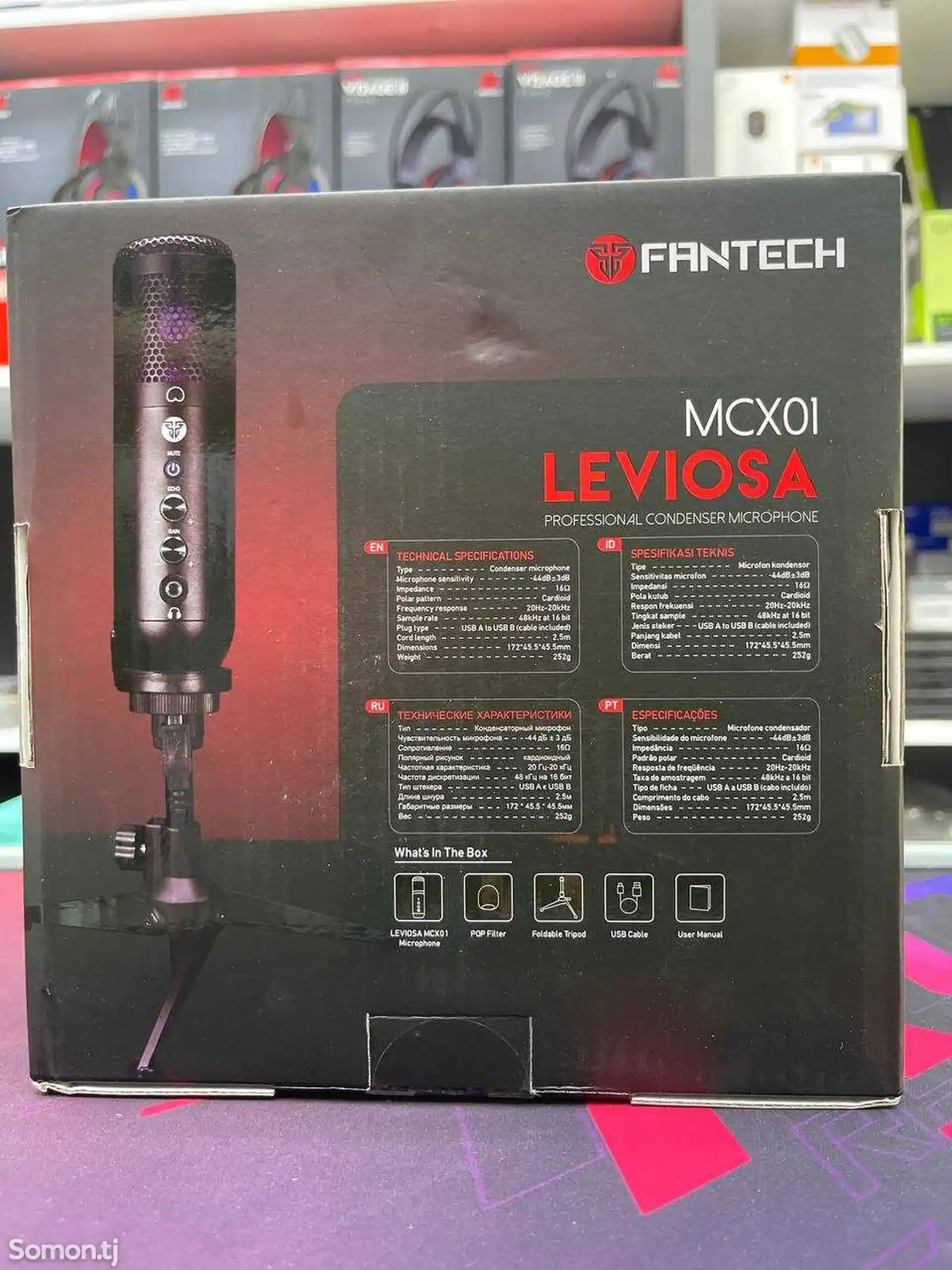 Конденсаторный микрофон Fantech LEVIOSA MCX01-2
