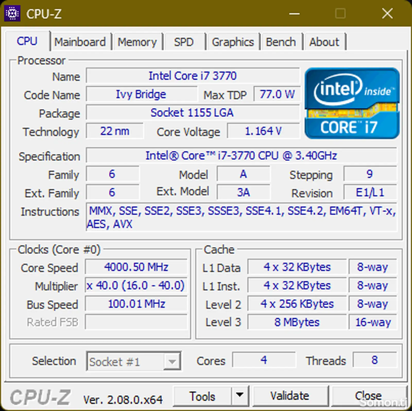 Системный блок Core i7-3770-4