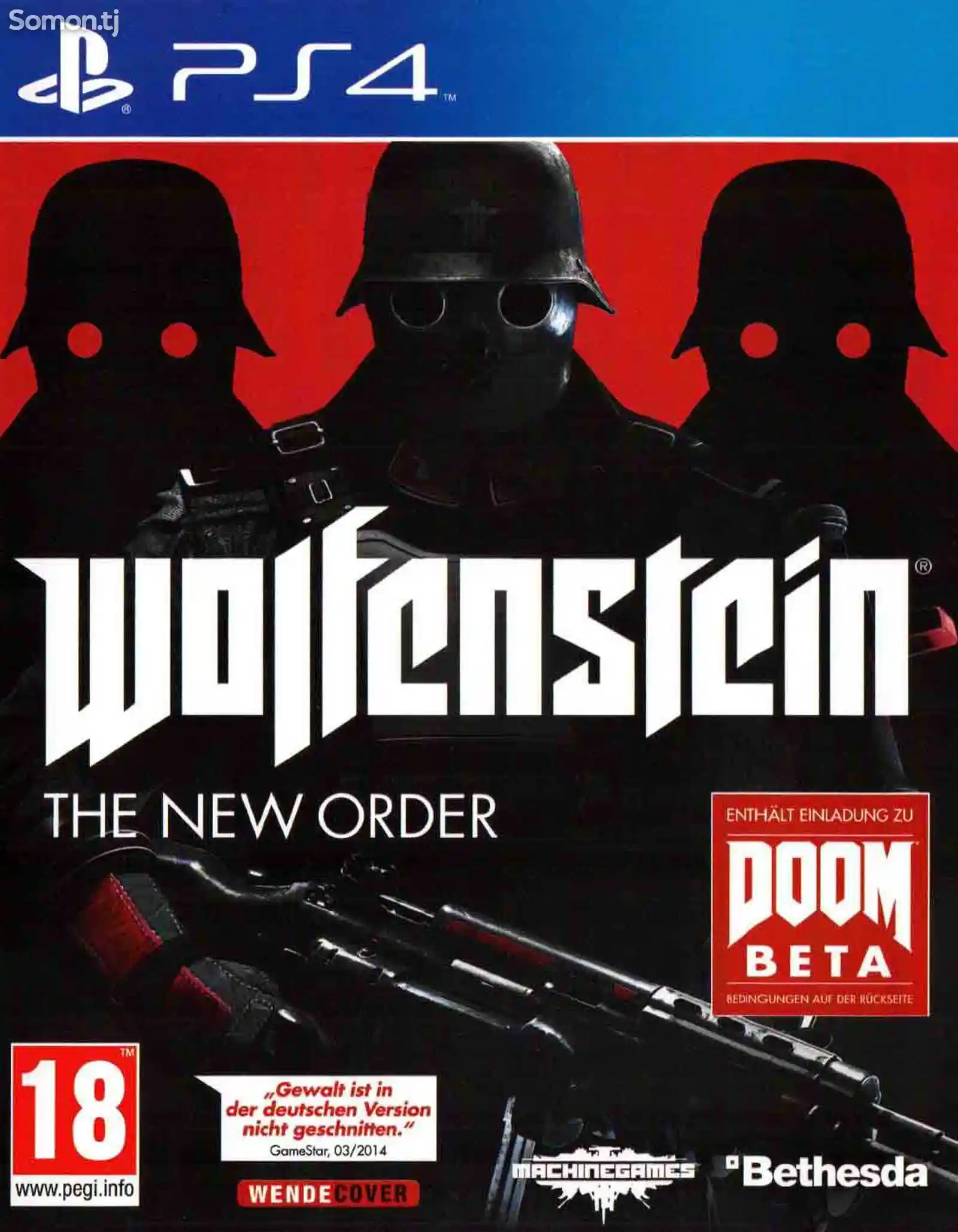Игра Wolfenstein The new order для PS-4 / 6.72 / 7.02 / 7.55 / 9.00 /