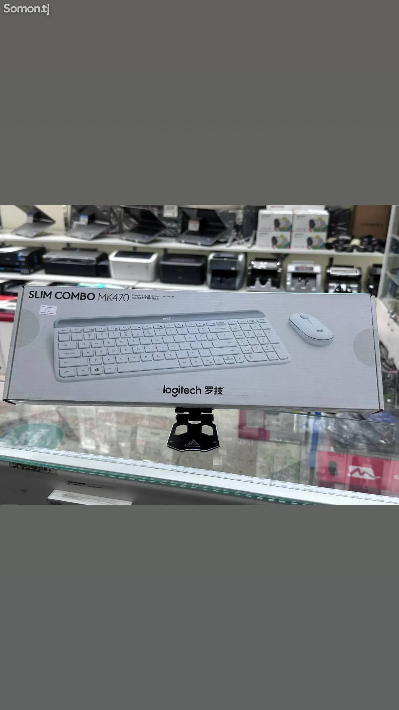 Клавиатура Logitech SLIM COMBO MK470 white and black-1