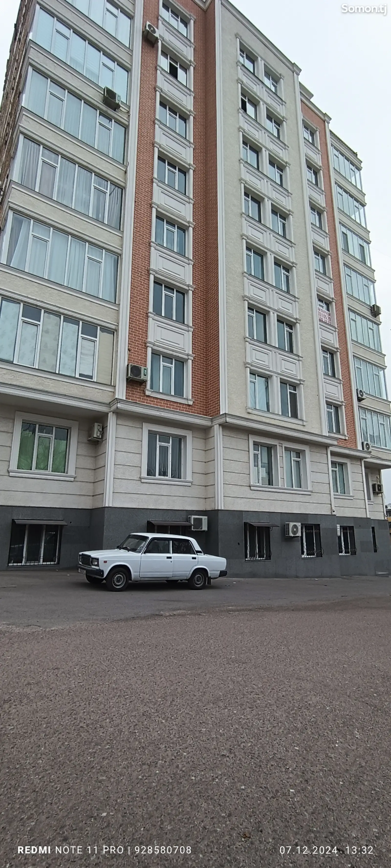 2-комн. квартира, 7 этаж, 68 м², 18 мкр (туннель, Сомин школа)-1