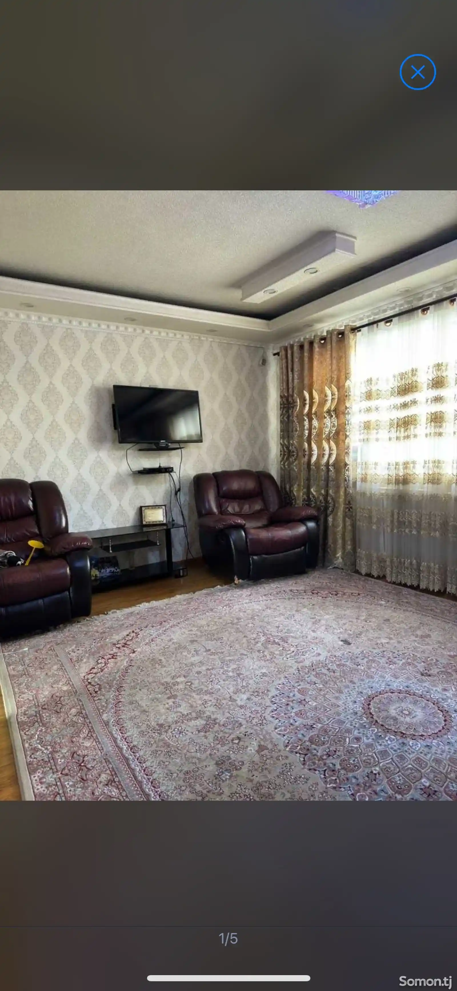 2-комн. квартира, Цокольный этаж, 50м², Садбарг-1