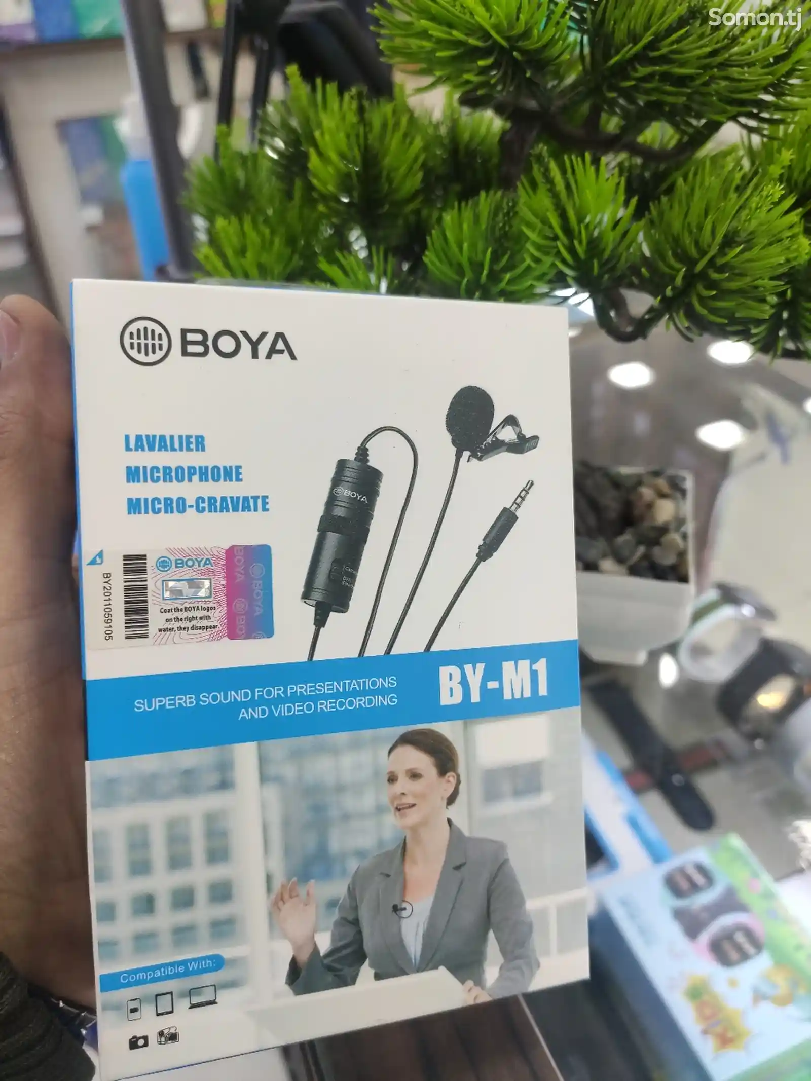 Петличный микрофон Boya ByM1-1