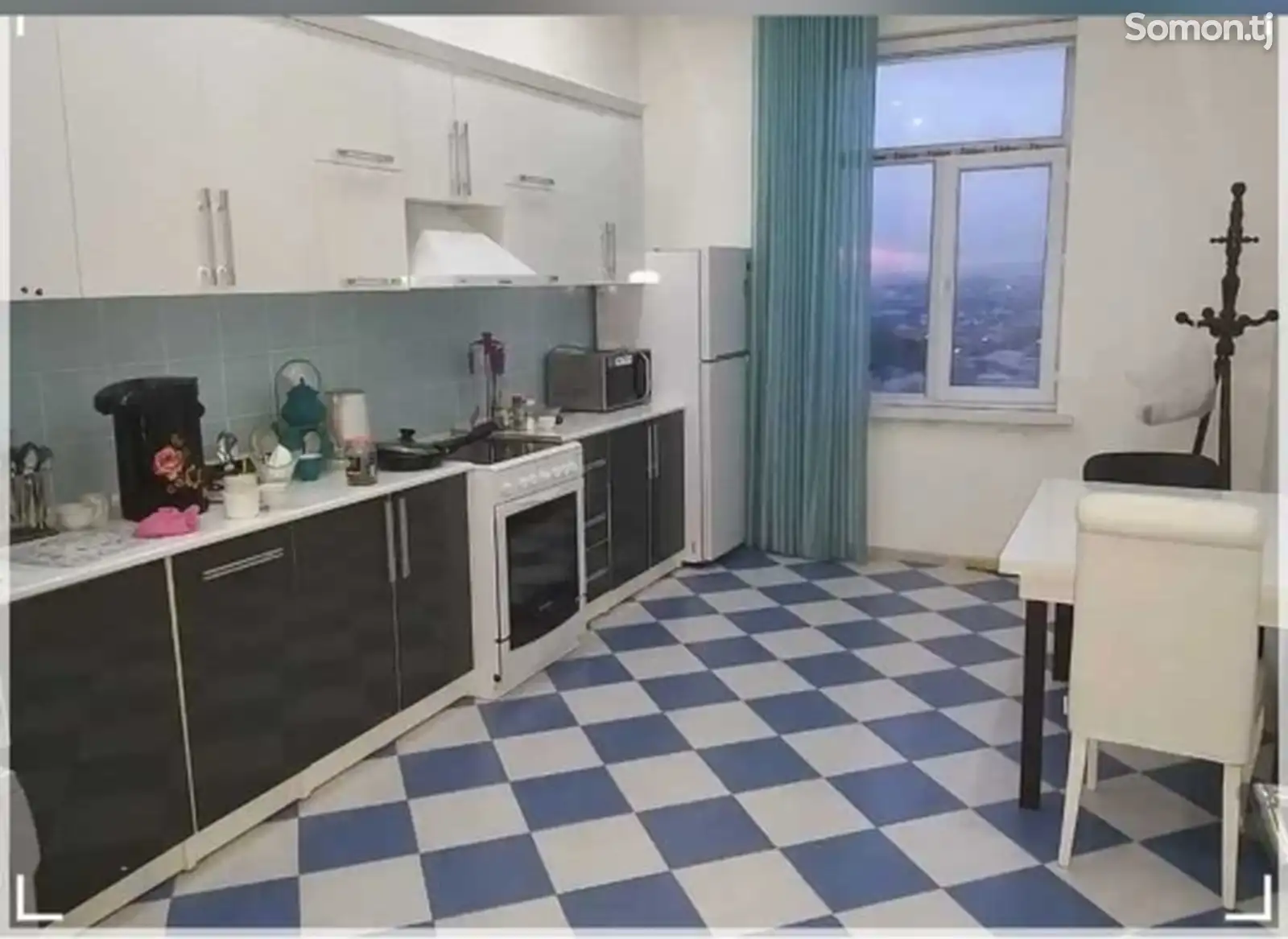 2-комн. квартира, 12 этаж, 85м², Исмоили Сомони-1