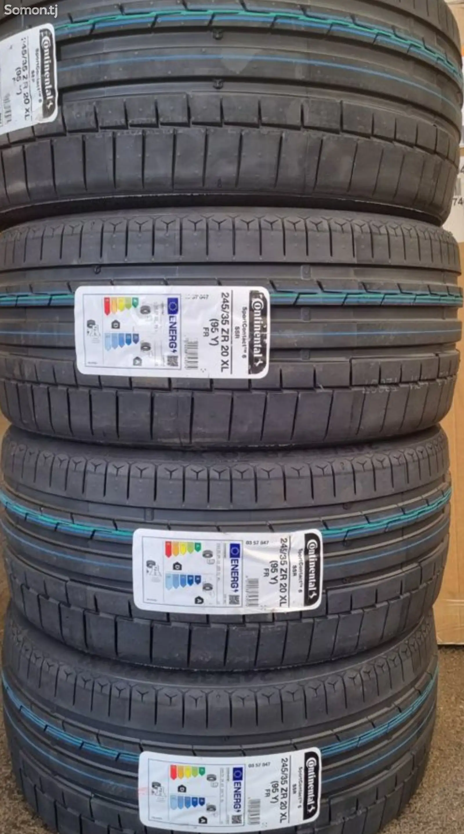 Шины 245/35 R20 ContiSportContact 6 95Y SSR TL Continental RunFlat EU-1