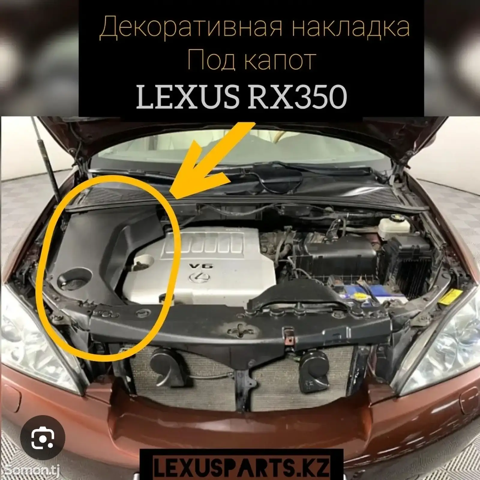 Защитник от lexus rx 2004-2009