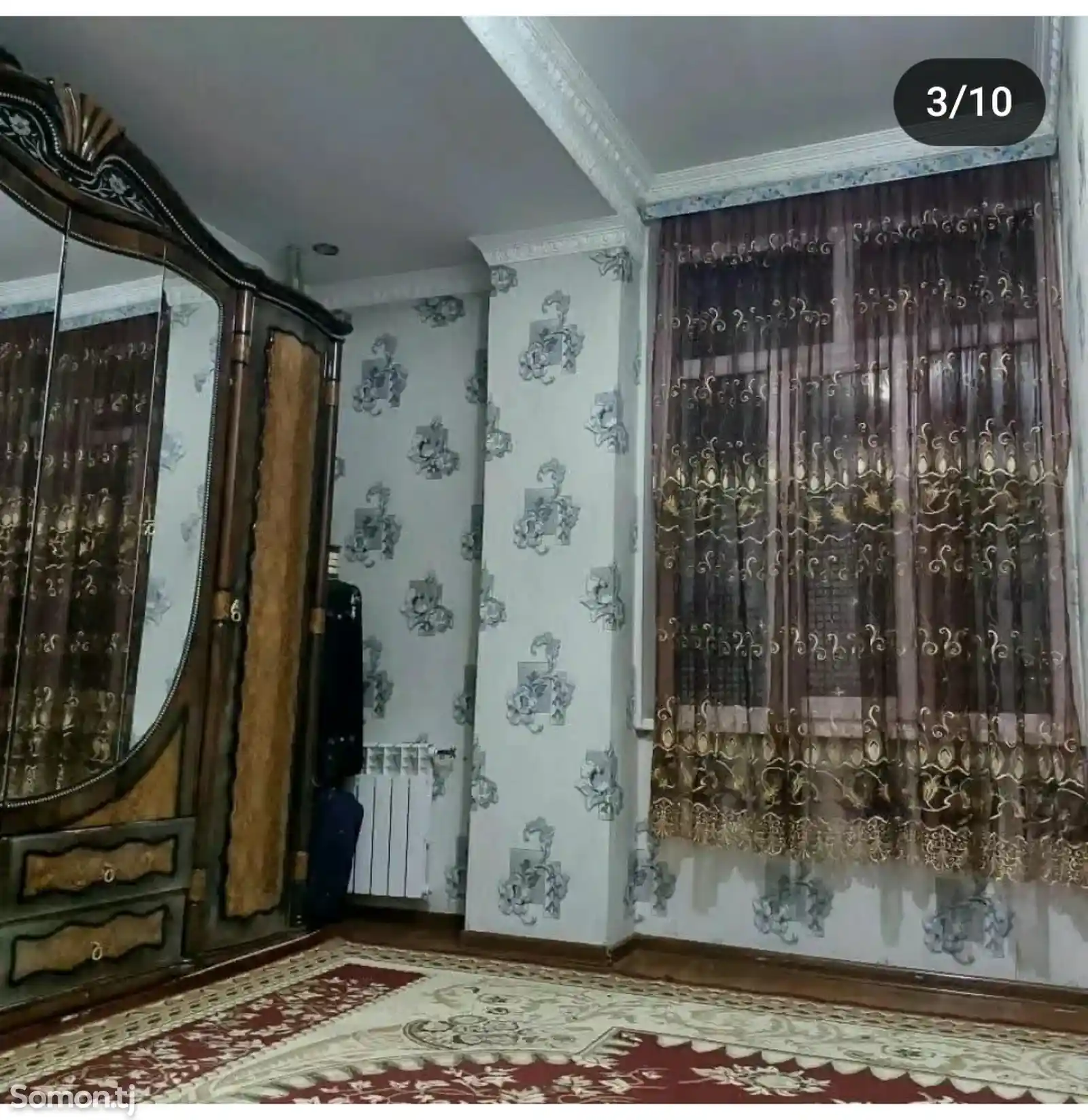 2-комн. квартира, 1 этаж, 57 м², Зарафшон-2