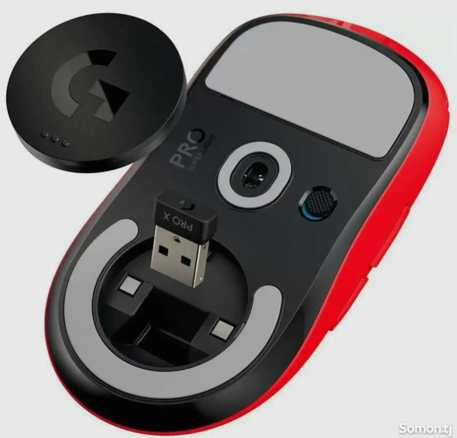 Игровая мышь беспроводная Logitech G Pro X Superlight, красный-3