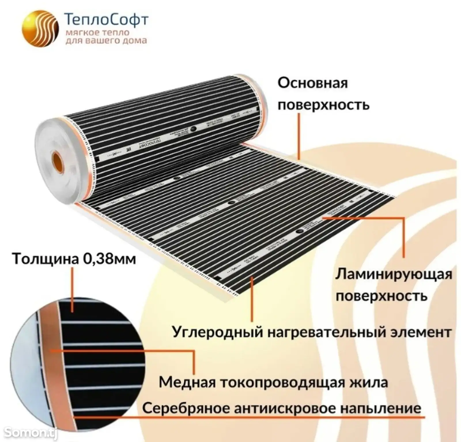 Тёплый пол Teplo-2