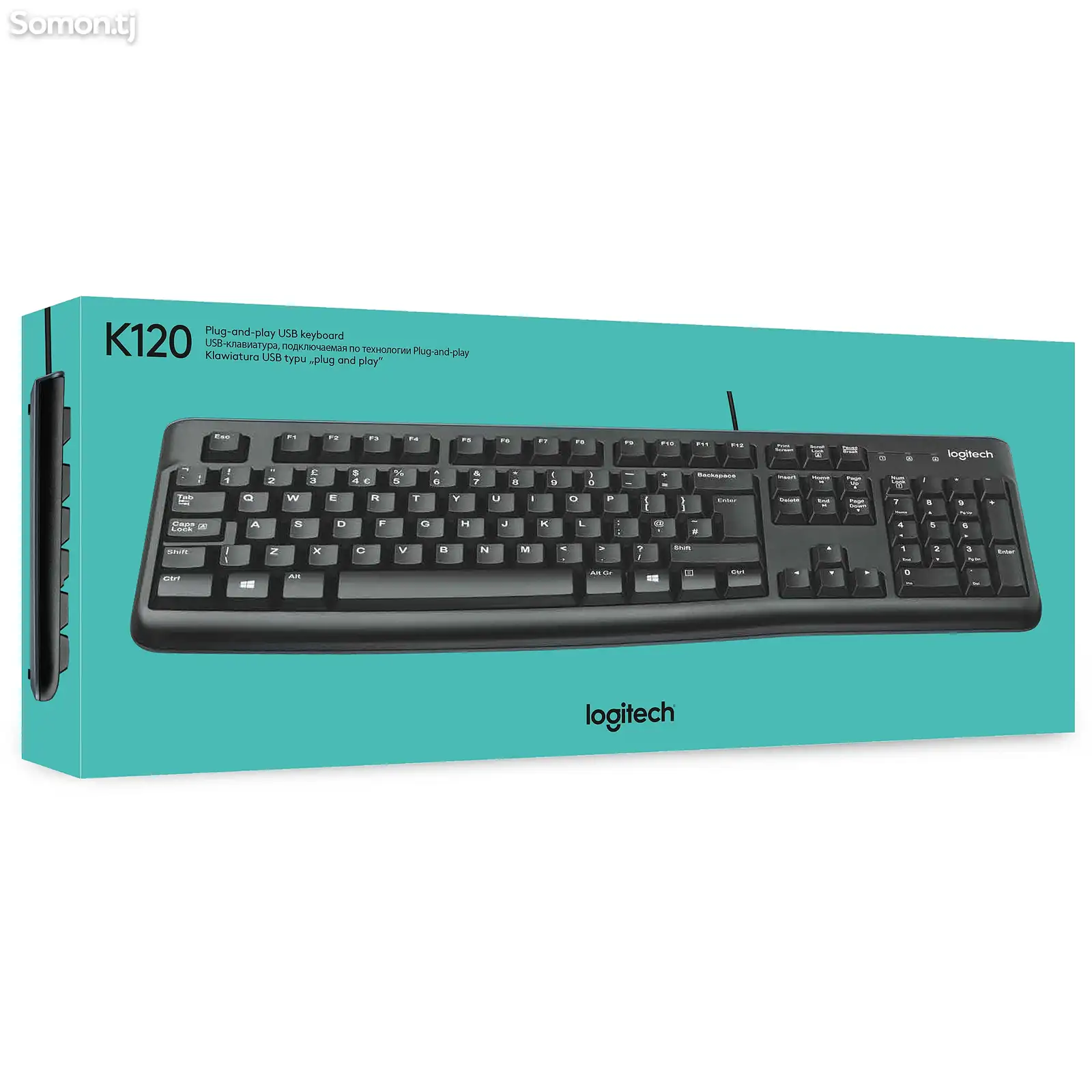 Клавиатура проводная Logitech K120 USB-1