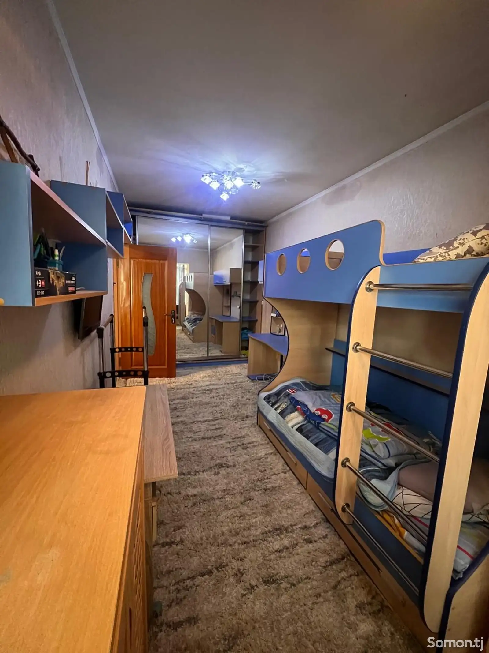 3-комн. квартира, 4 этаж, 100м², Сомони-6