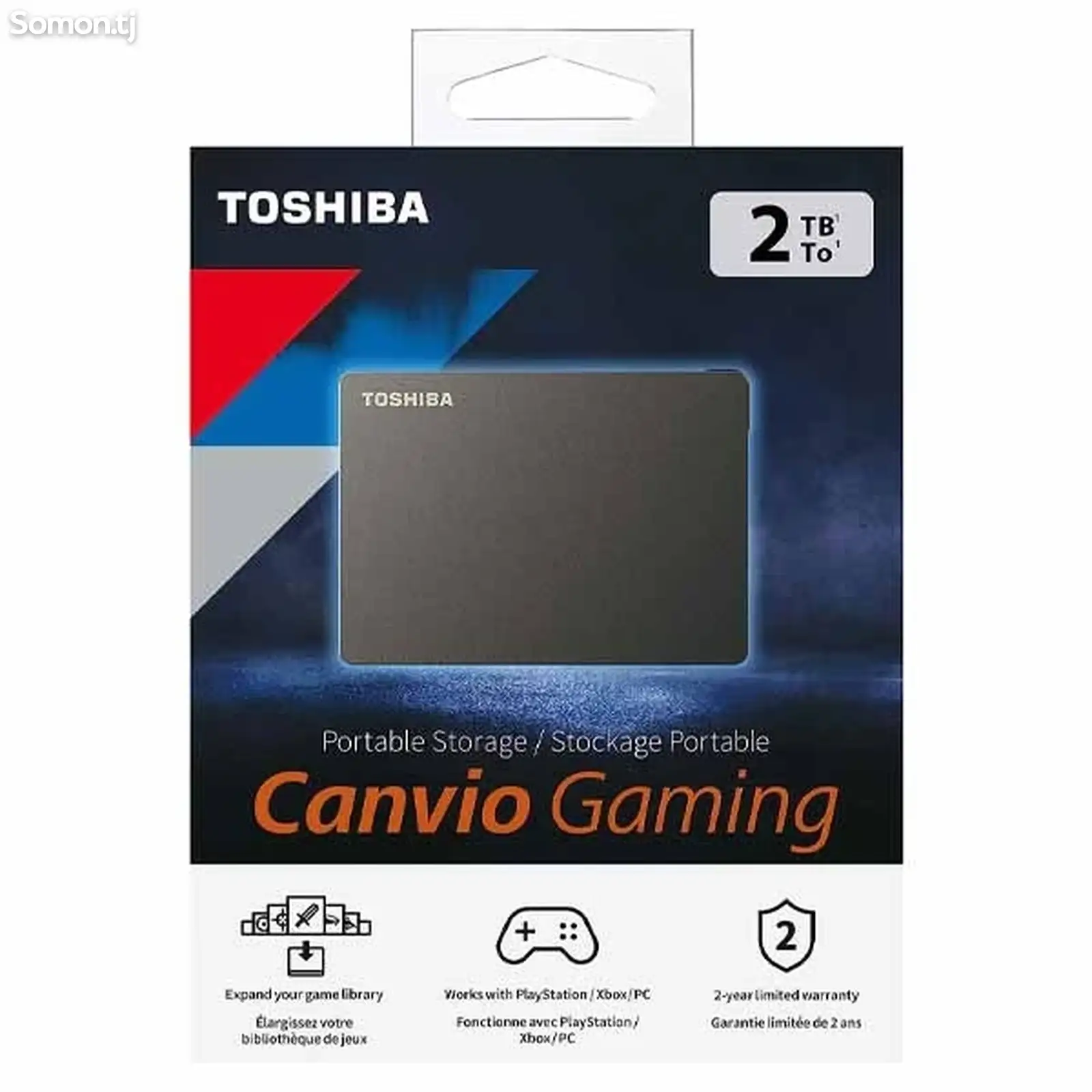 Внешний Жёсткий диск 2TB Toshiba Canvio Gaming-1