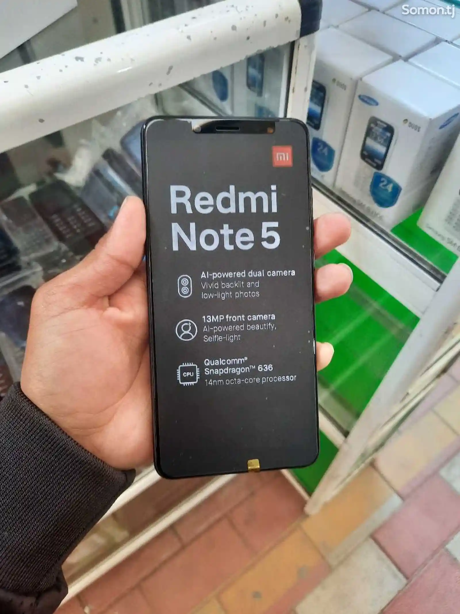 Xiaomi Redmi Note 5 3/32gb 760 c. №10062773 в г. Душанбе - Redmi - Somon.tj  бесплатные объявления куплю продам б/у