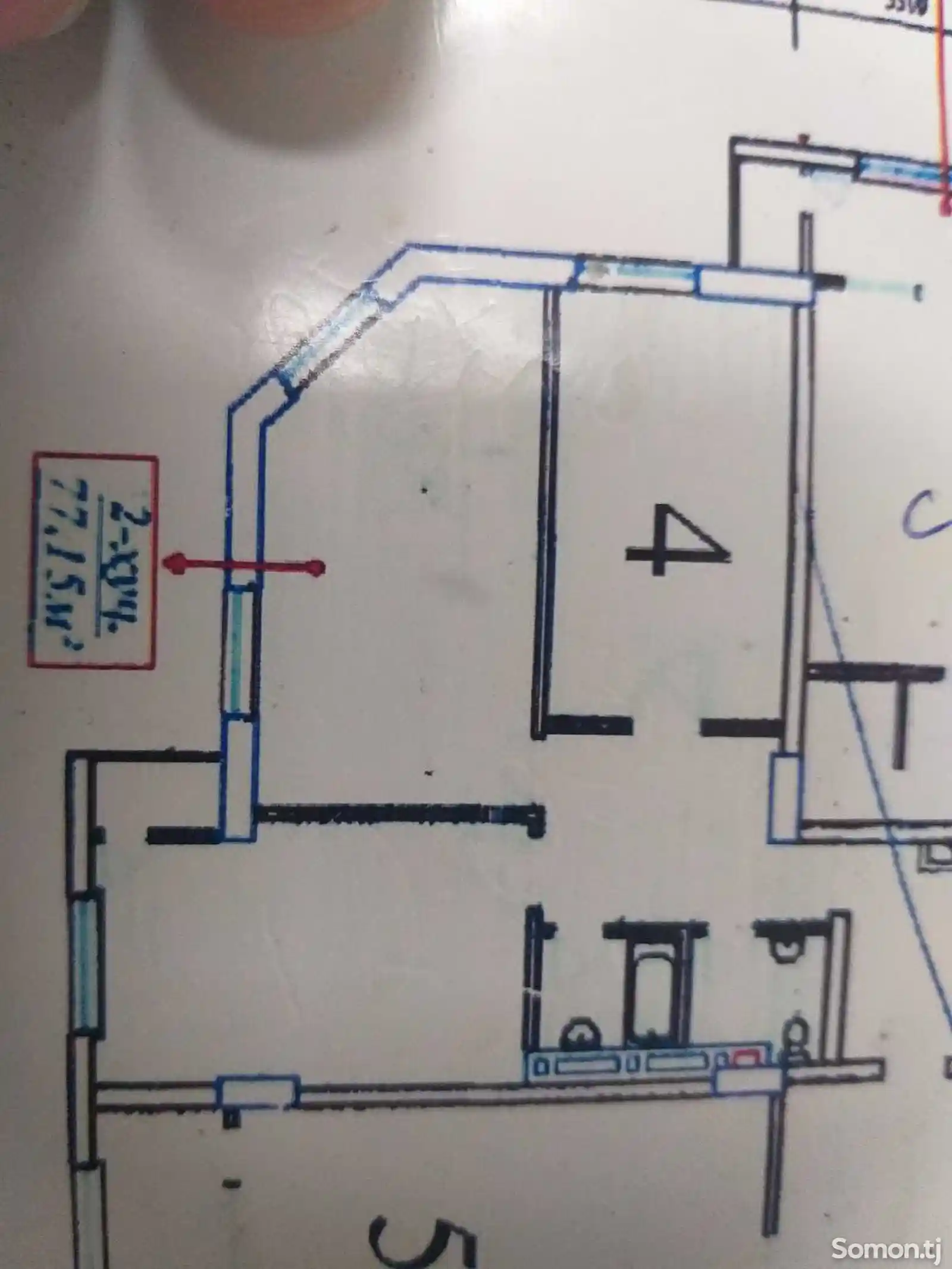 3-комн. квартира, 9 этаж, 106 м², Фирдавси-5