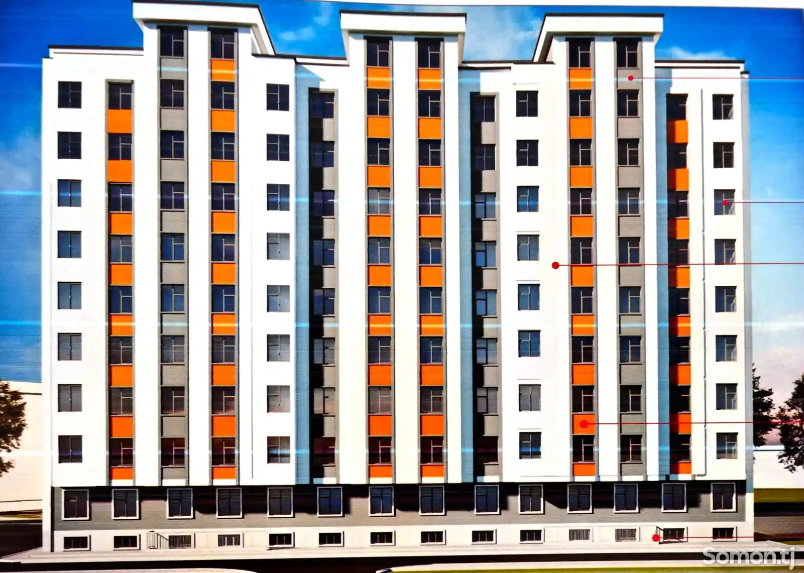 2-комн. квартира, 8 этаж, 64 м², 4 мкр-1