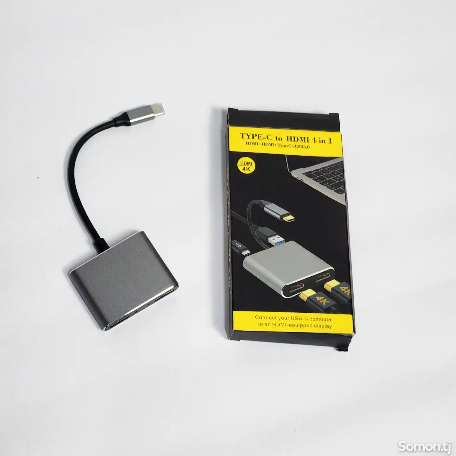 Переходник Type-C to HDMI 4in1 4K-2