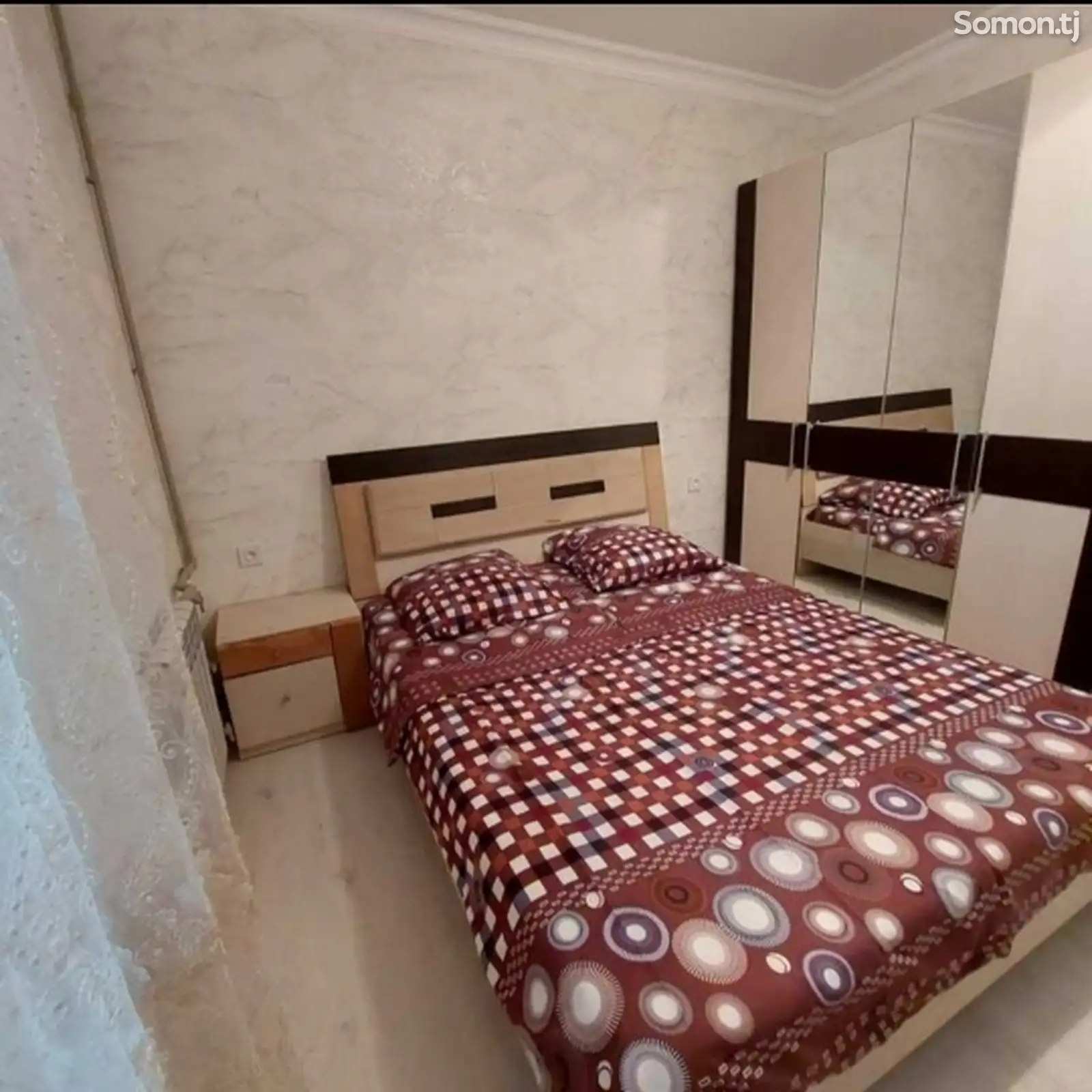 2-комн. квартира, 3 этаж, 60м², И.Сомони-1