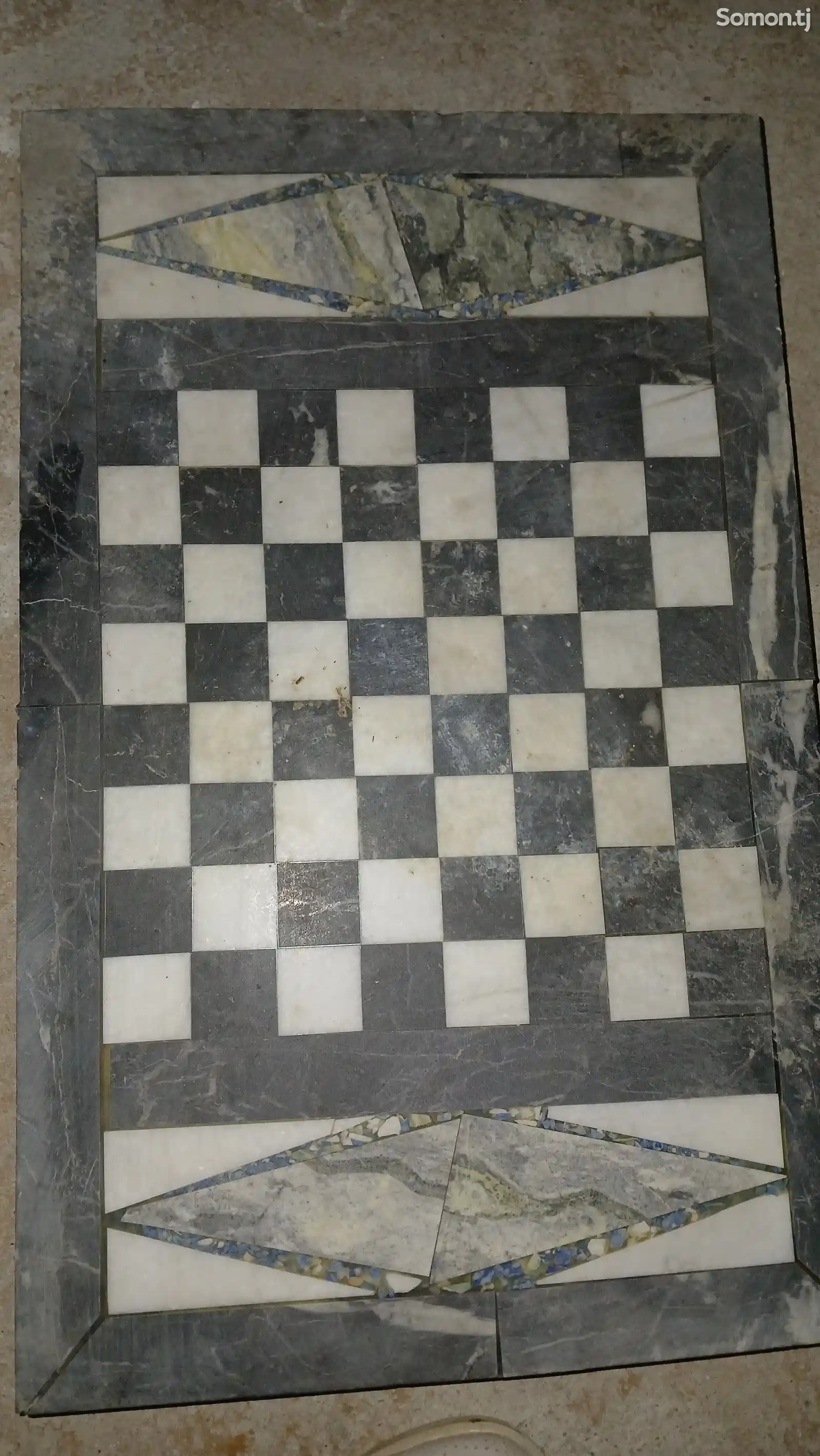Шахматная доска из мрамора-1