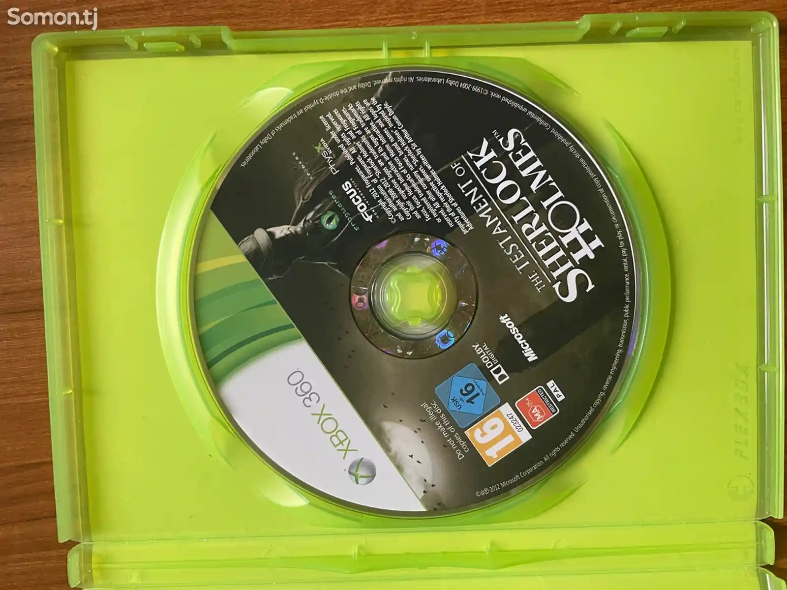 Xbox 360 игра Шерлок Холмс-2