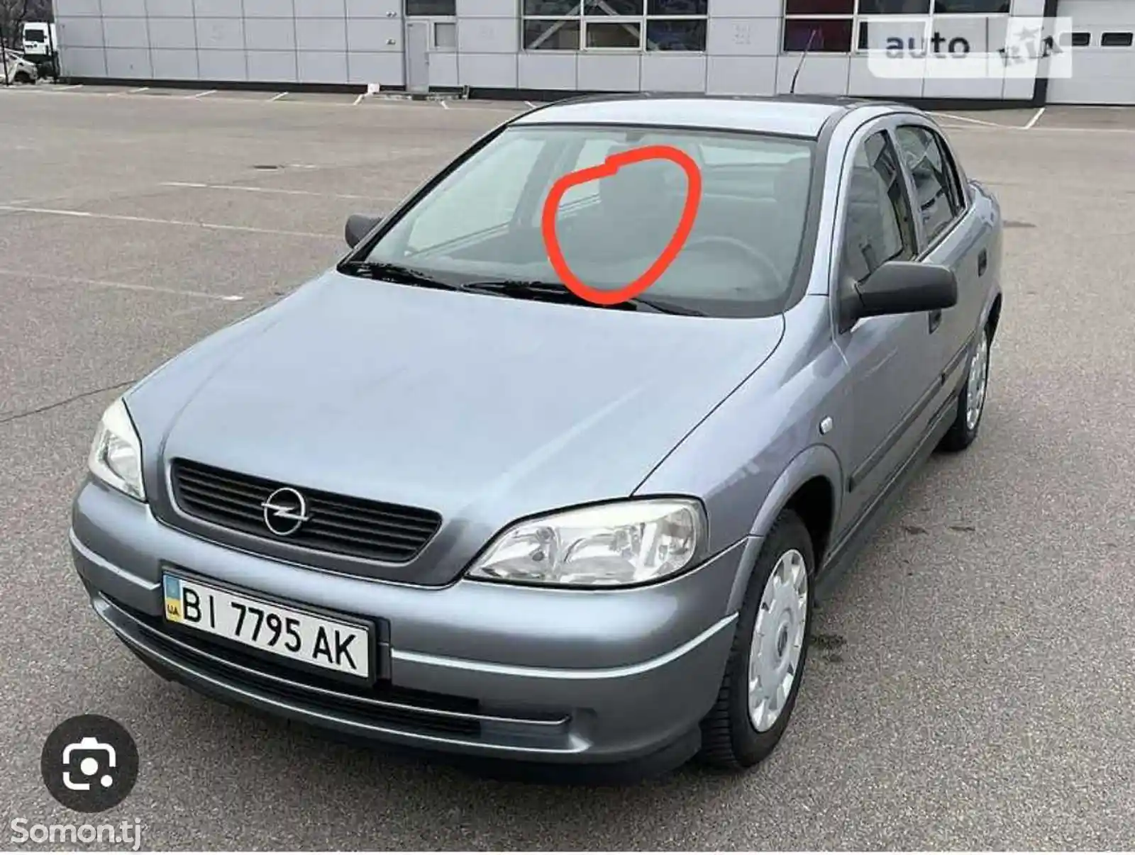 Стекло лобовое Opel Astra-1