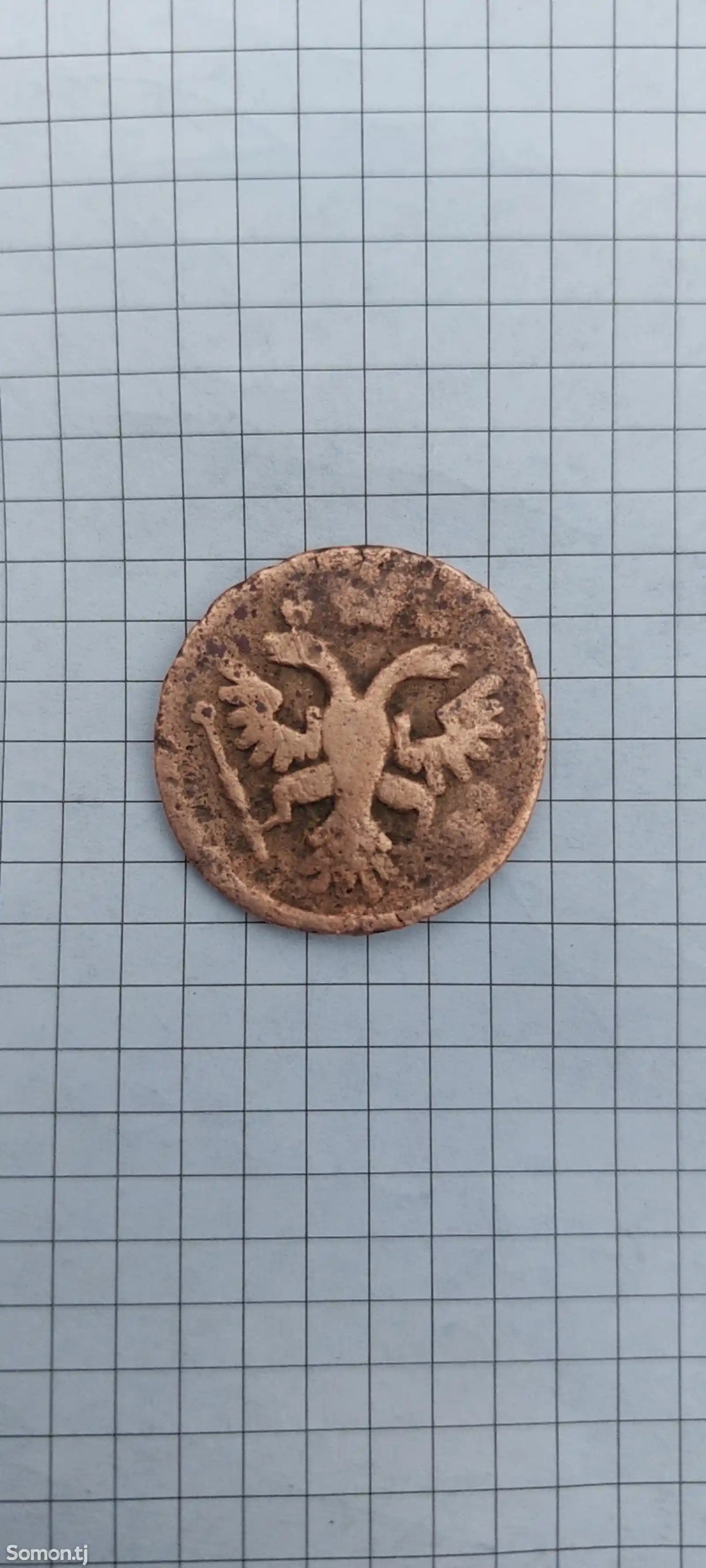 Монета денга 1737-1