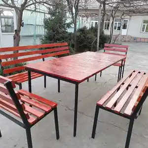 Скамейка со столом