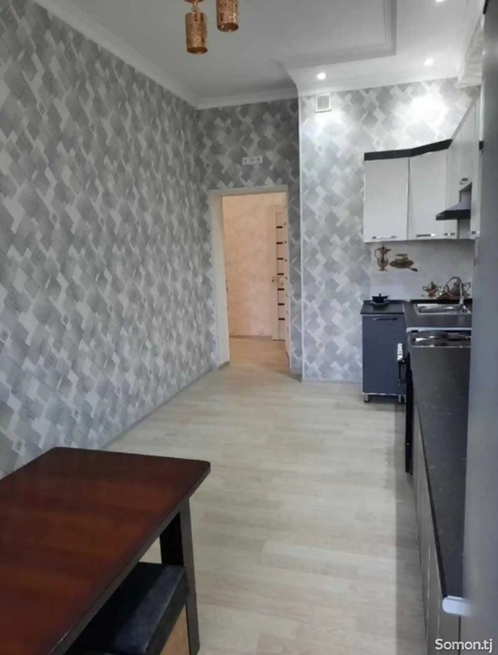 1-комн. квартира, 9 этаж, 60 м², Шохмансур-5