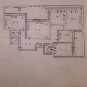 5-комн. квартира, 7 этаж, 145 м², Фирдавси