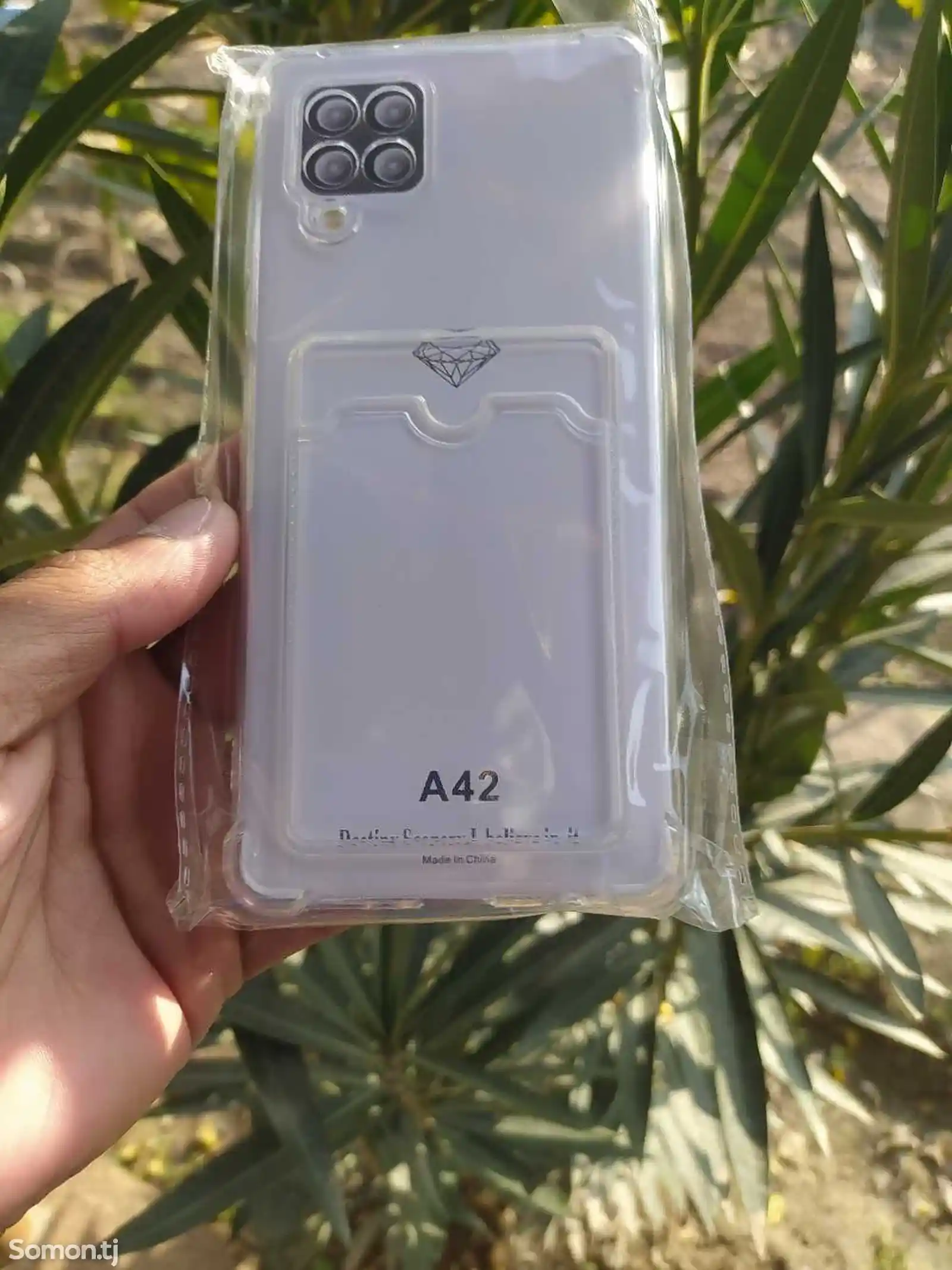 Чехол прозрачный Samsung Galaxy А42-1